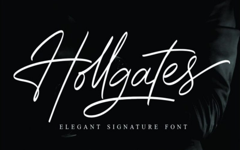 Hollgates Handwritten Font