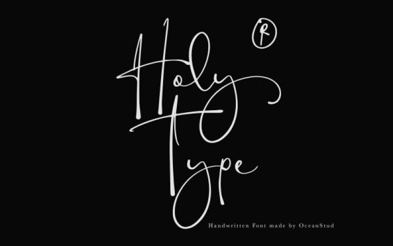 Holy Type Handwritten Font