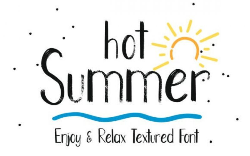 Hot Summer Display Font