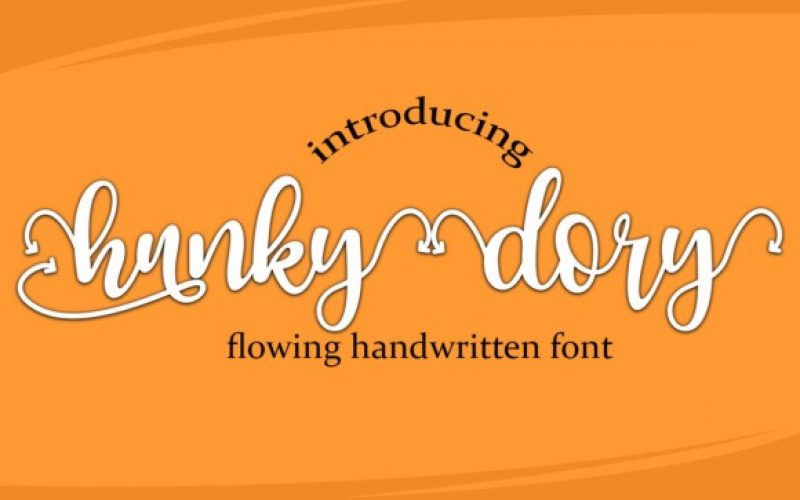 Hunky Dory Script Font