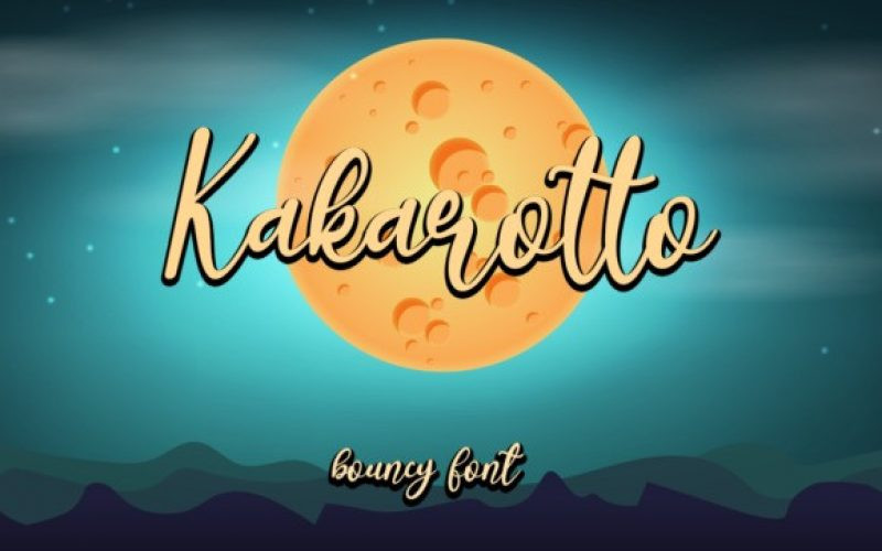 Kakarotto Script Font