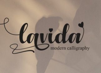 Lavida Script Font