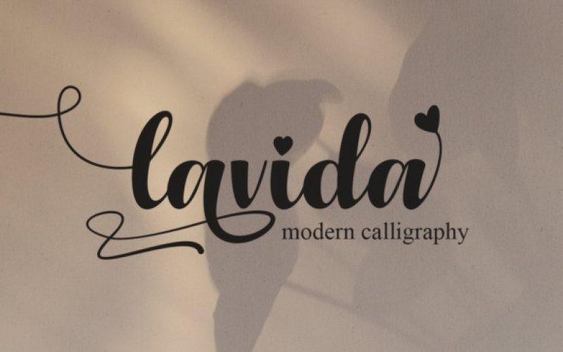 Lavida Script Font