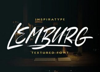 Lemburg Brush Font