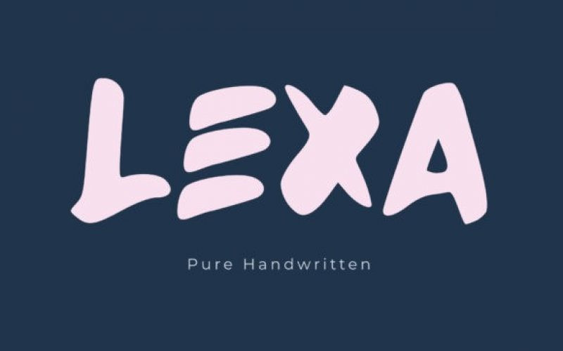 Lexa Display Font