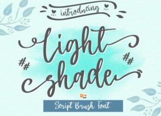Light Shade Font