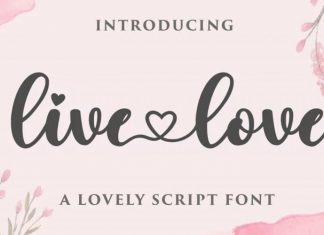 Live Love Calligraphy Font