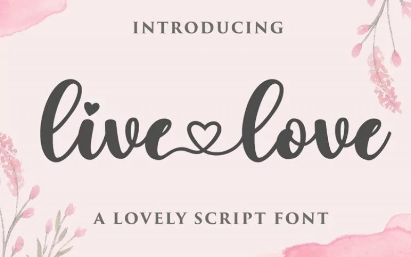 Live Love Calligraphy Font