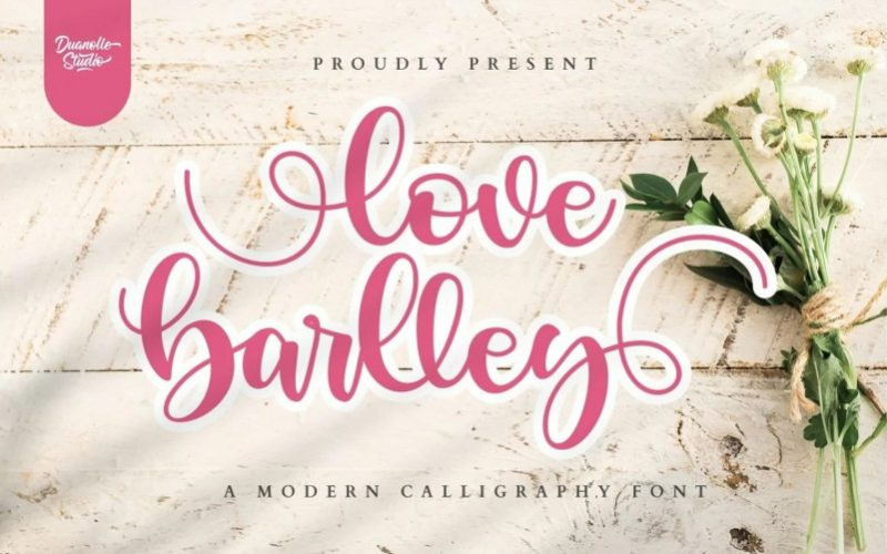 Love Barlley Calligraphy Font