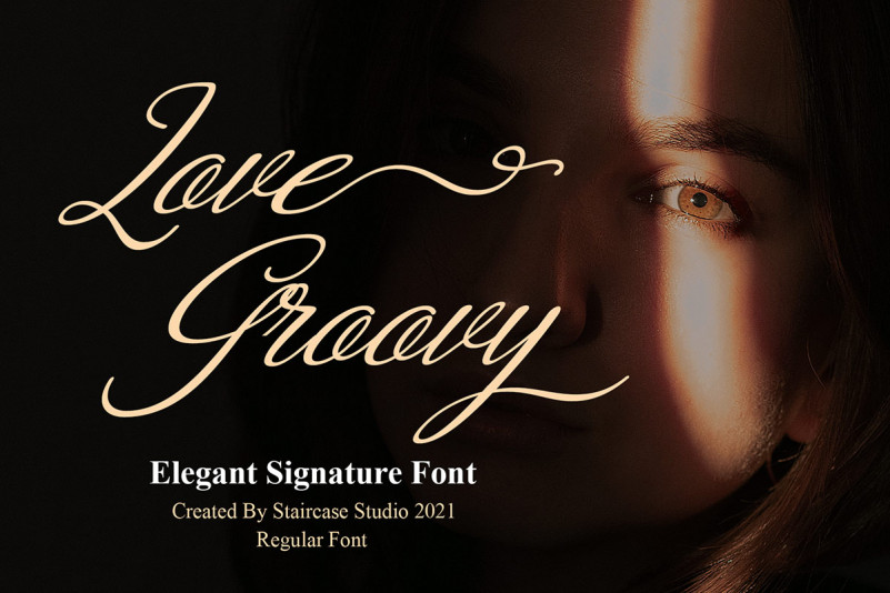 Love Groovy Calligraphy Font