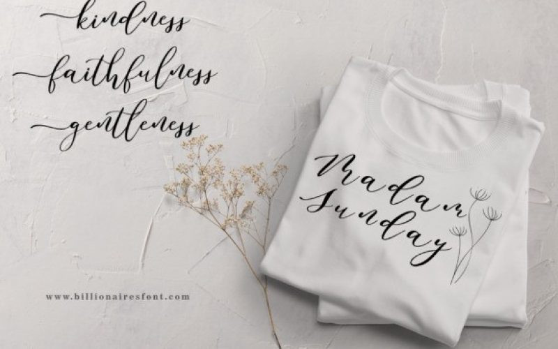 Madam Sunday Calligraphy Font