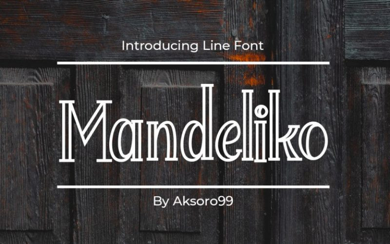 Mandeliko Display Font