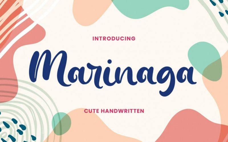 Marinaga Script Font