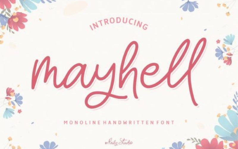 Mayhell Handwritten Font