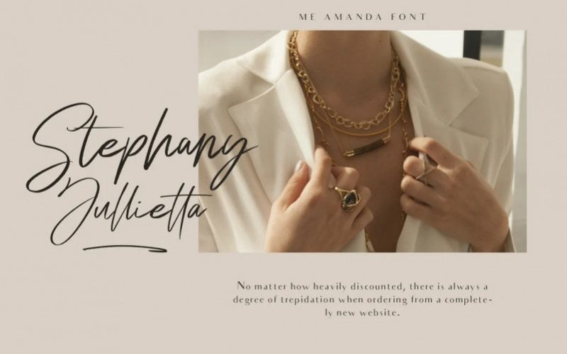 Me Amanda Script Font