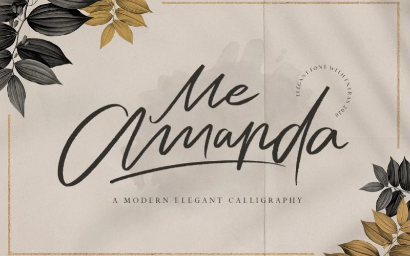 Me Amanda Script Font