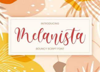 Melanista Script Font