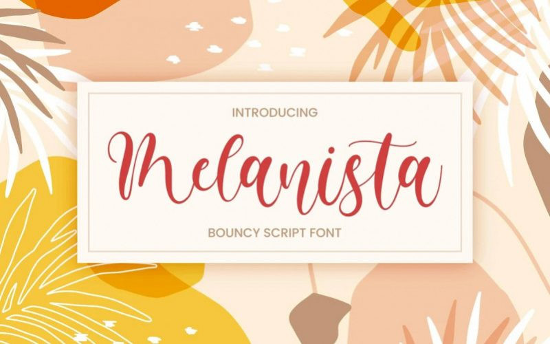 Melanista Script Font