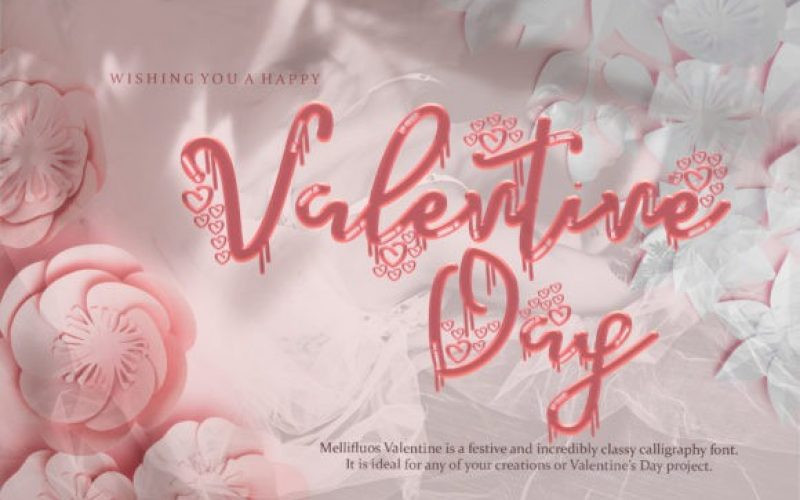 Mellifluous Valentine Script Font