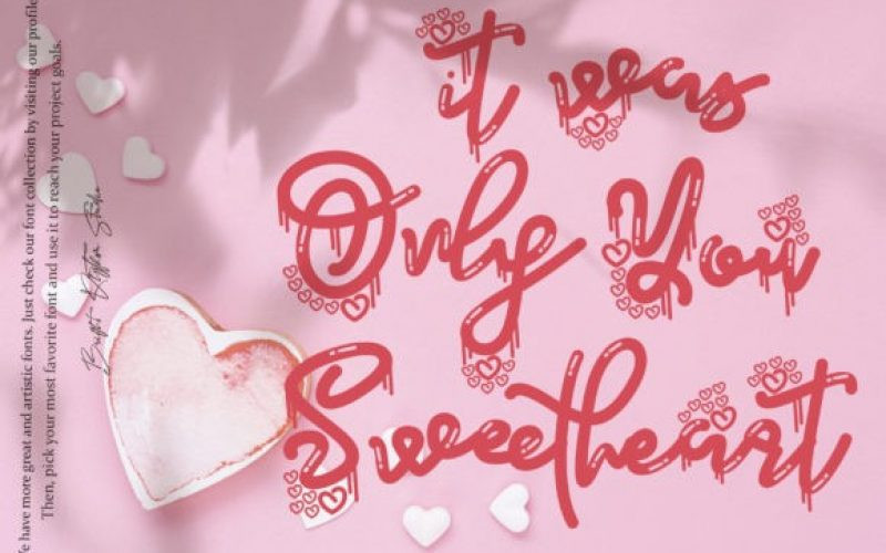 Mellifluous Valentine Script Font