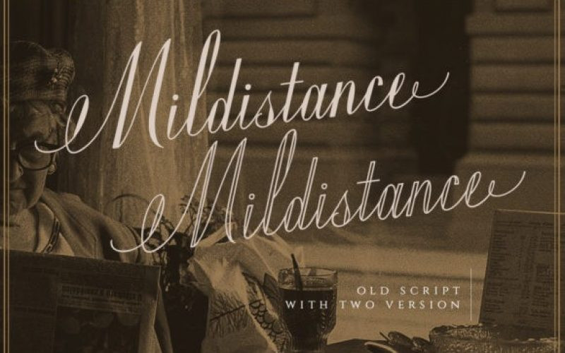 Mildistance Calligraphy Font