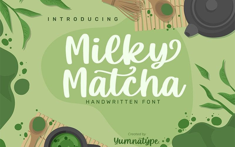 Milky Matcha Font