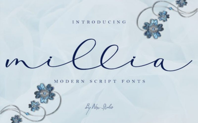 Millia Calligraphy Font