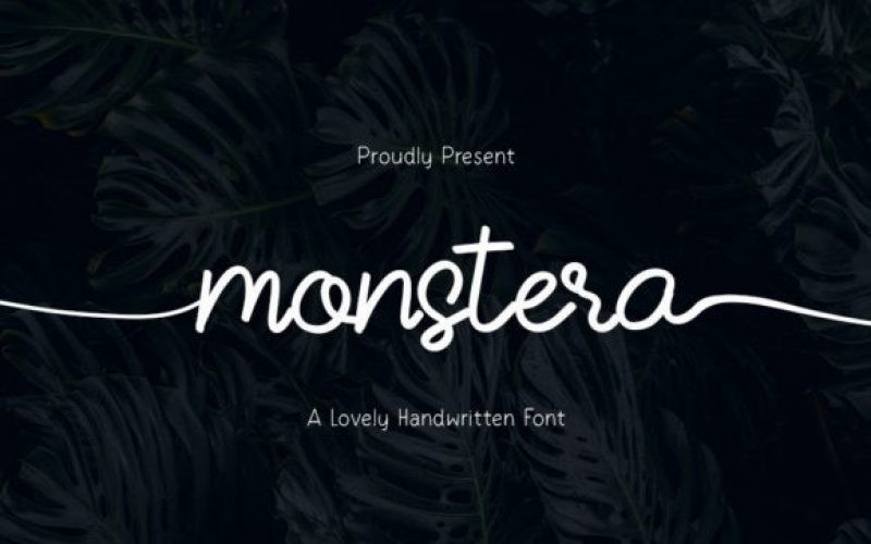 Monstera Script Font