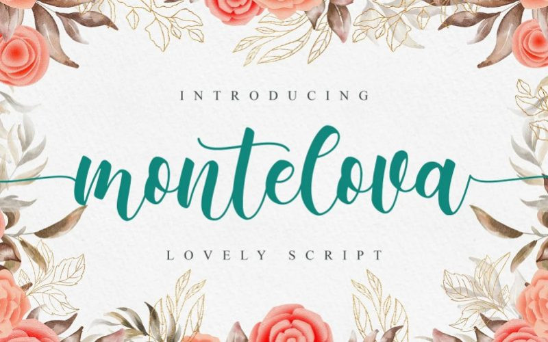 Montelova Calligraphy Font