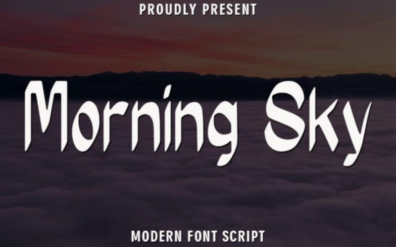 Morning Sky Font