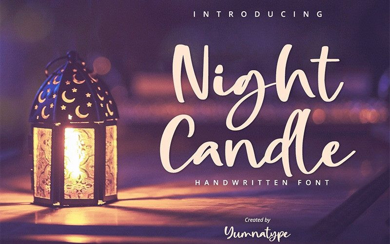 Night Candle Font