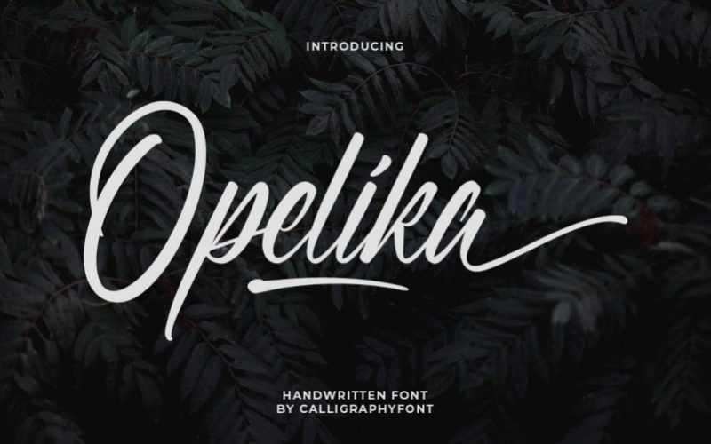 Opelika Script Font