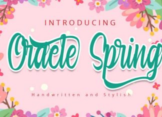 Oracle Spring Font