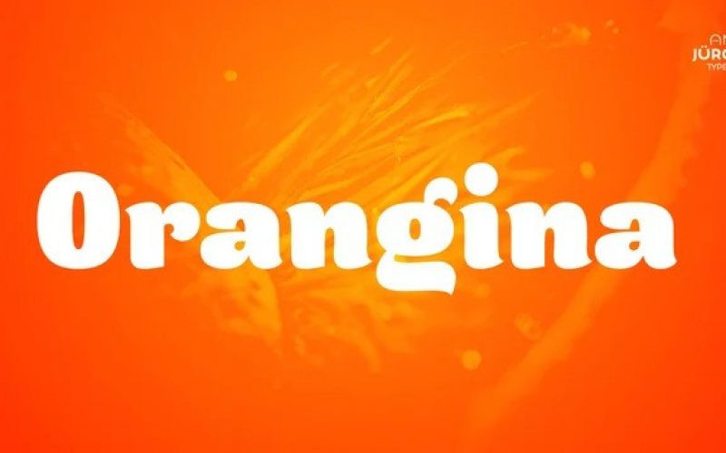 Orangina Display Font