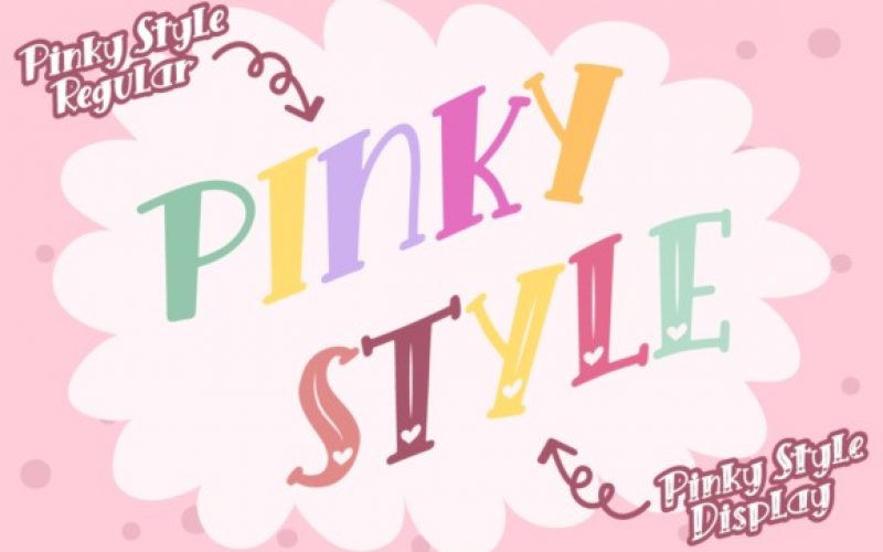 Pinky Style Display Font