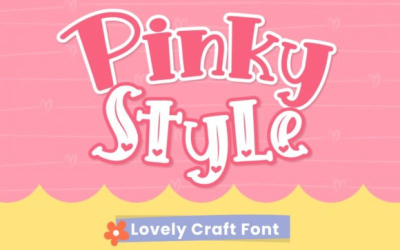 Pinky Style Display Font