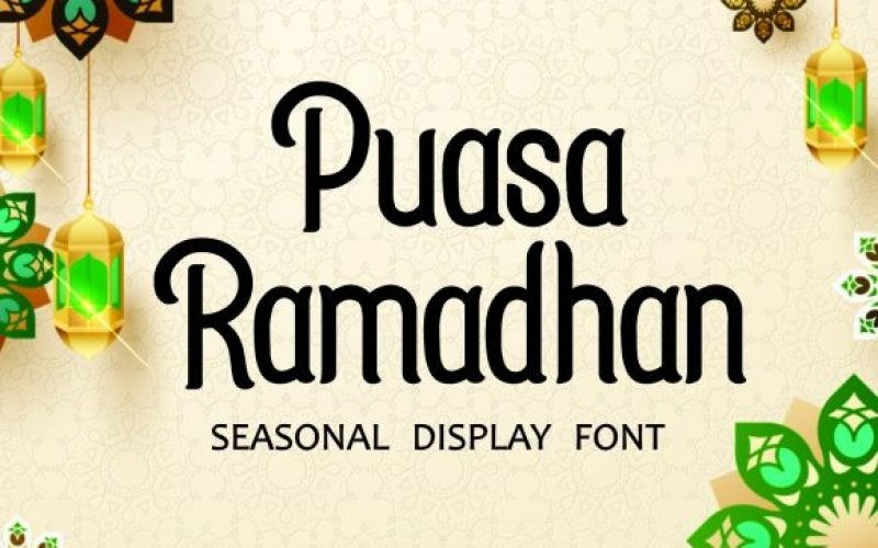 Puasa Ramadhan Display Font