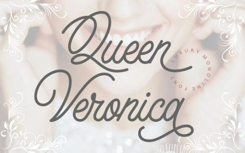 Queen Veronica Script Font