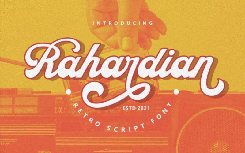 Rahardian Script Font