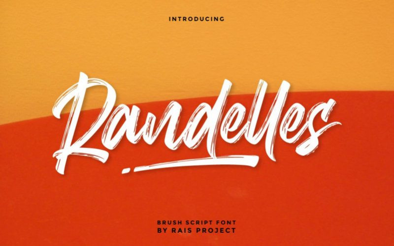 Randelles Brush Font