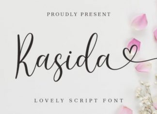 Rasida Script Font