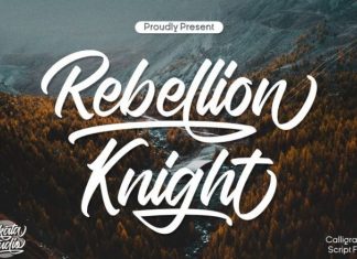 Rebellion Knight Script Font