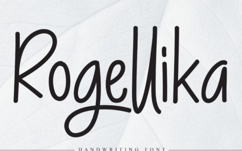 Rogellika Handwritten Font