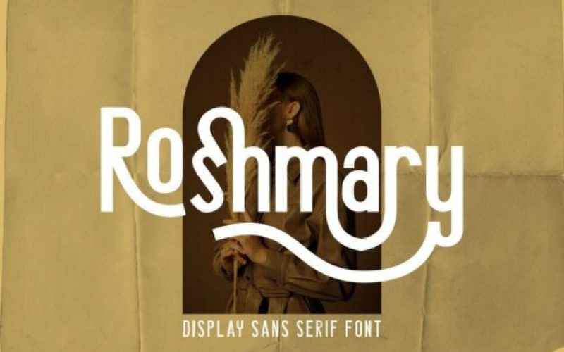 Roshmary Sans Serif Font