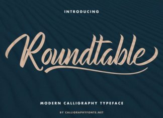 Roundtable Script Font