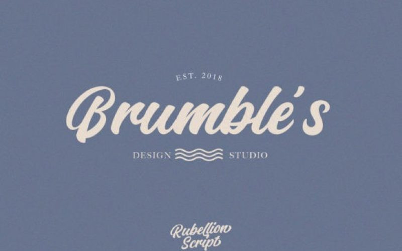 Rubellion Script Font