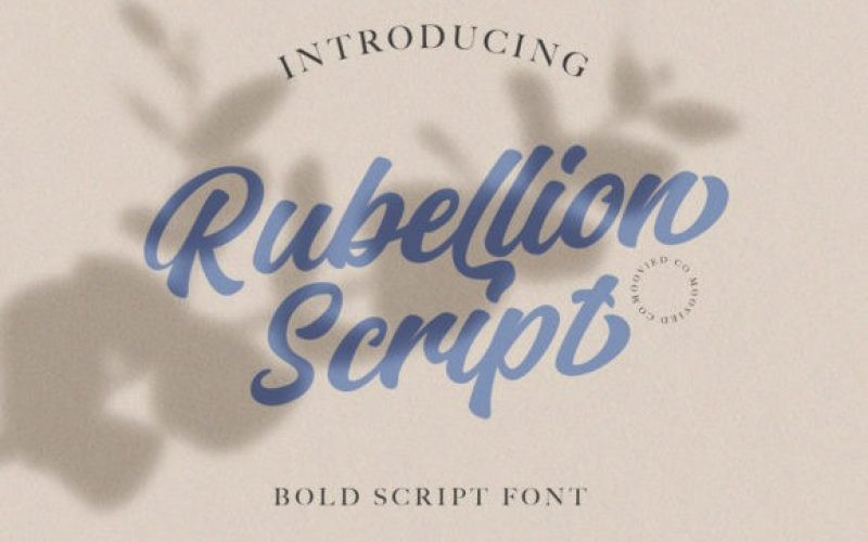 Rubellion Script Font