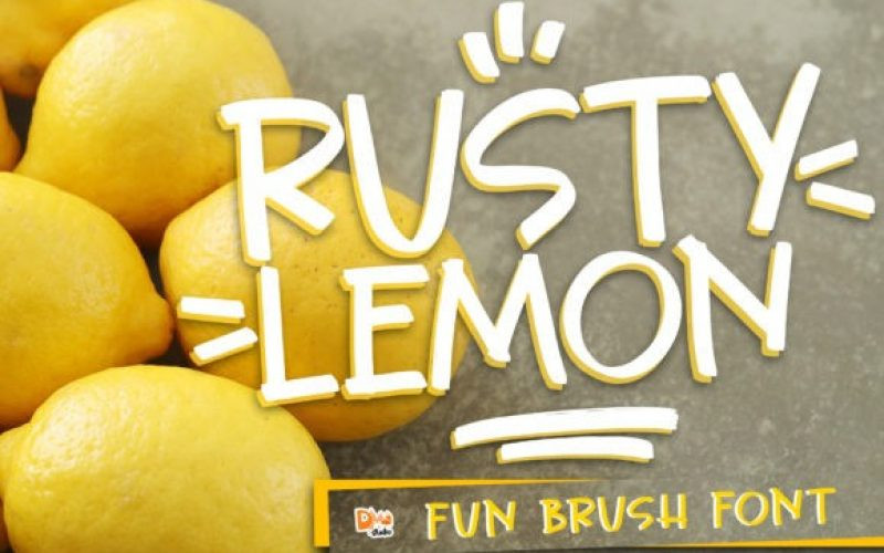 Rusty Lemon Display Font