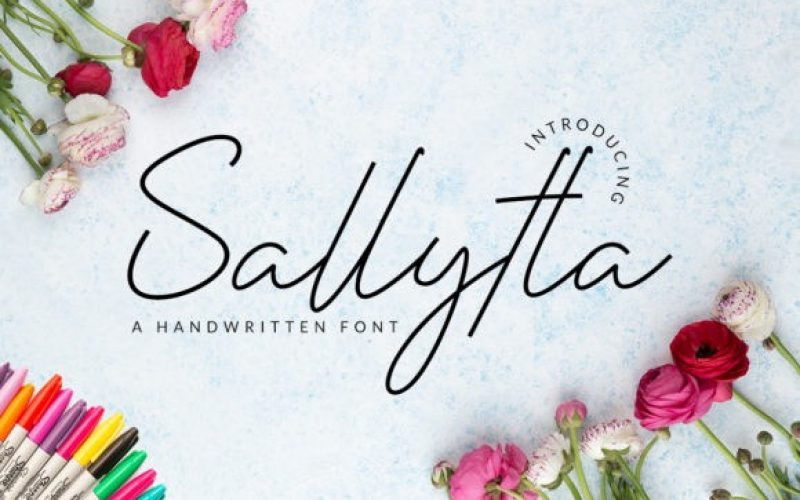 Sallytta Handwritten Font