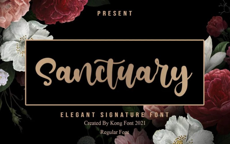 Sanctuary Script Font